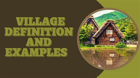 village definition population